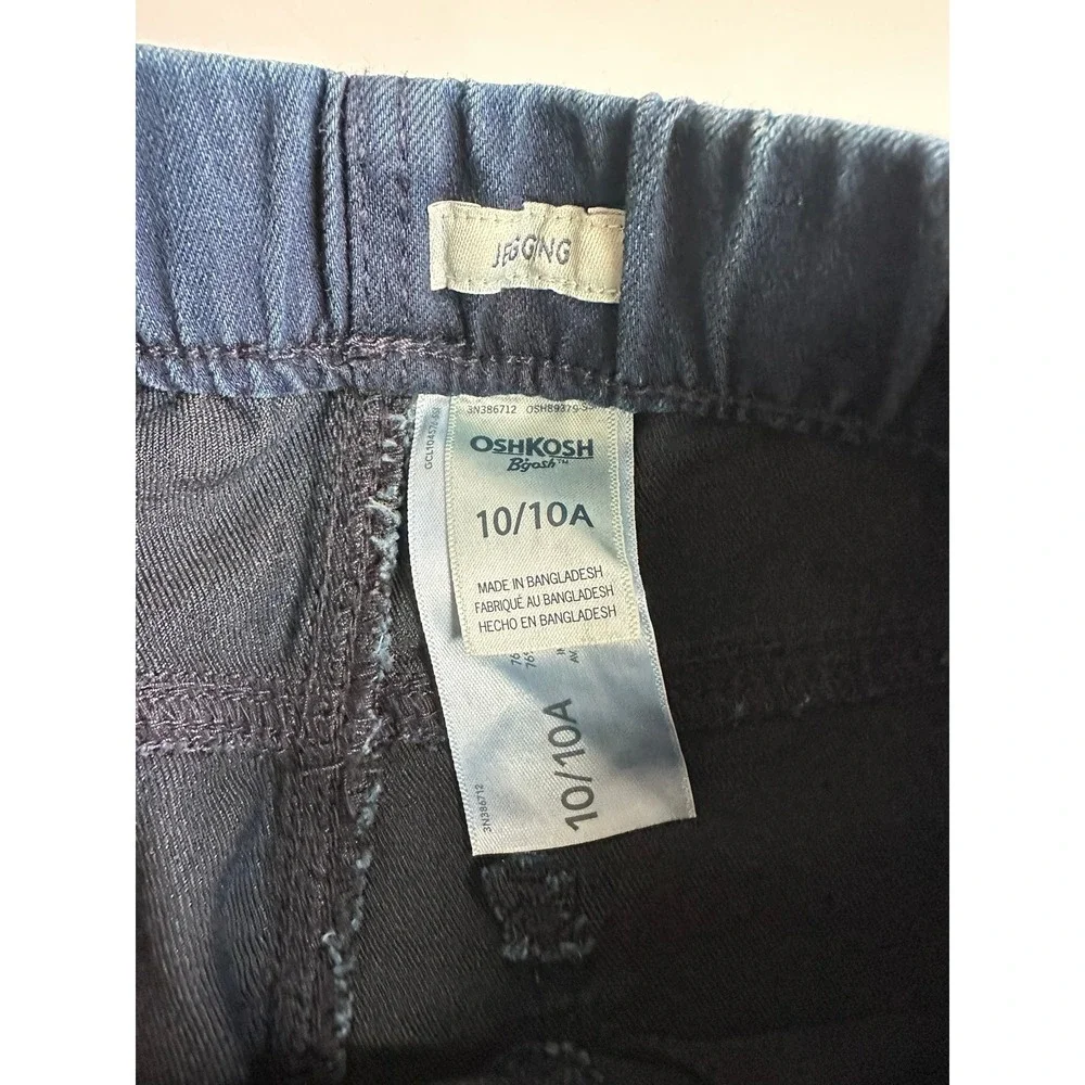 2 Pack OshKosh B'gosh Girls Jeggings Size 10 Blue Pull‎ On Jeans NWT